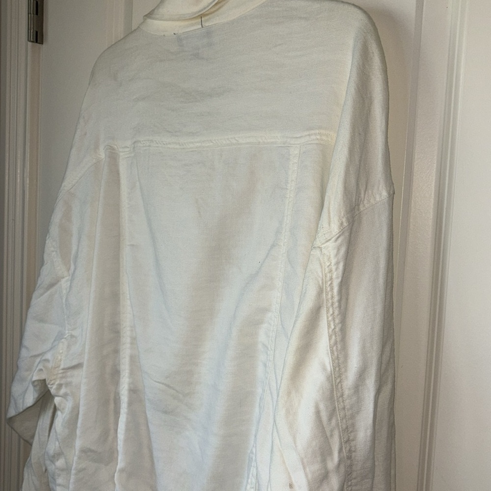 Splendid Linen Buttonfront Jacket Xl - image 6